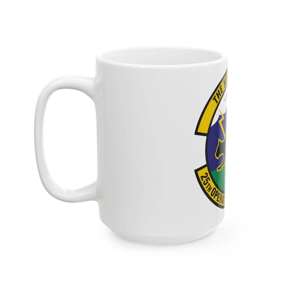 25th Operational Weather Squadron (U.S. Air Force) White Coffee Mug-Go Mug Yourself