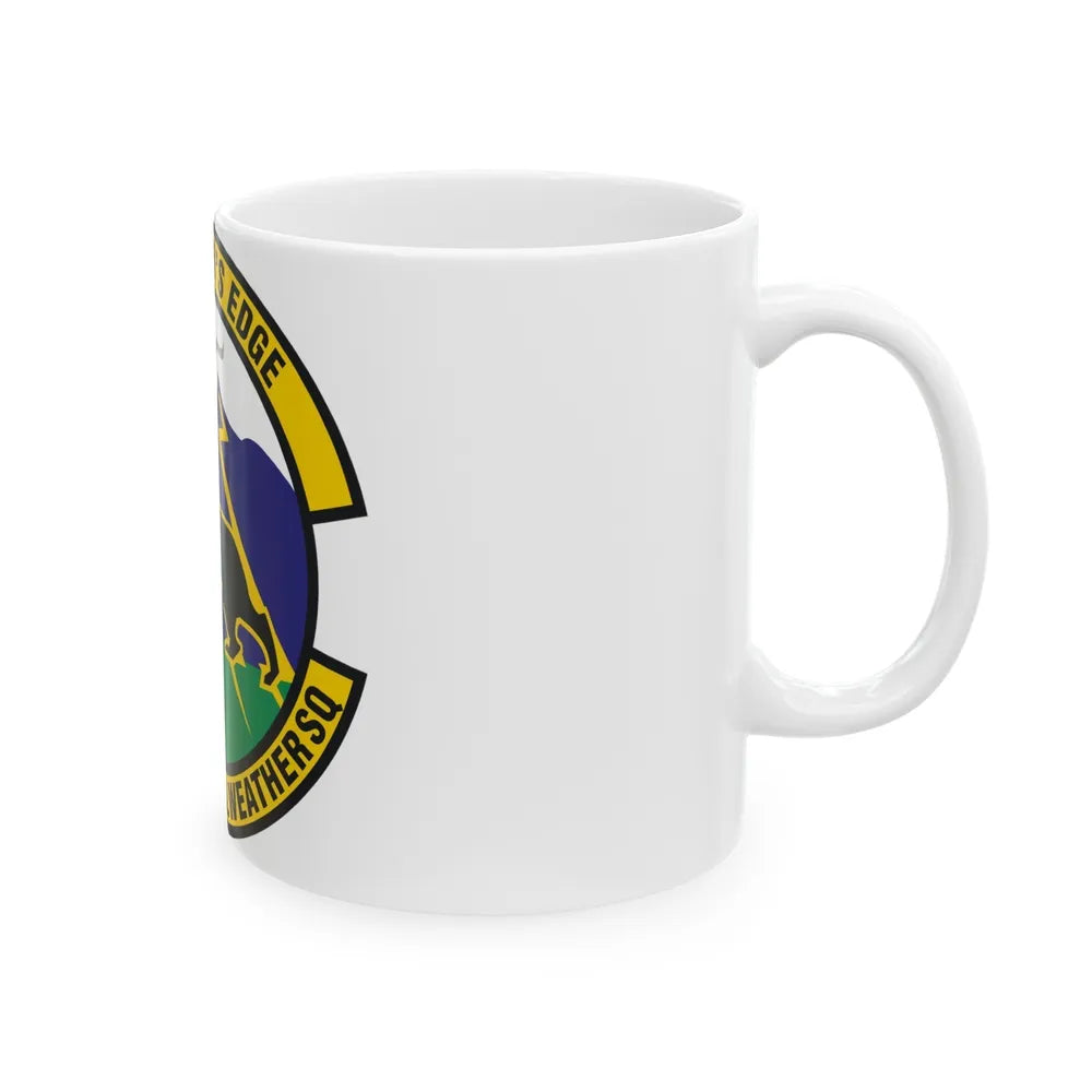 25th Operational Weather Squadron (U.S. Air Force) White Coffee Mug-Go Mug Yourself