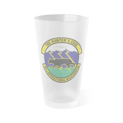 25th Operational Weather Squadron (U.S. Air Force) Frosted Pint Glass 16oz 16oz Frosted - Go Mug Yourself