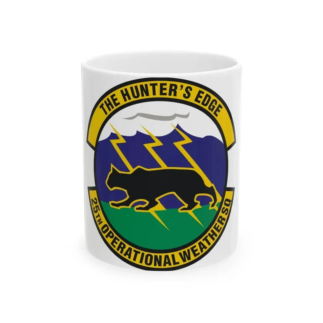25th Operational Weather Squadron (U.S. Air Force) White Coffee Mug 11oz - Go Mug Yourself