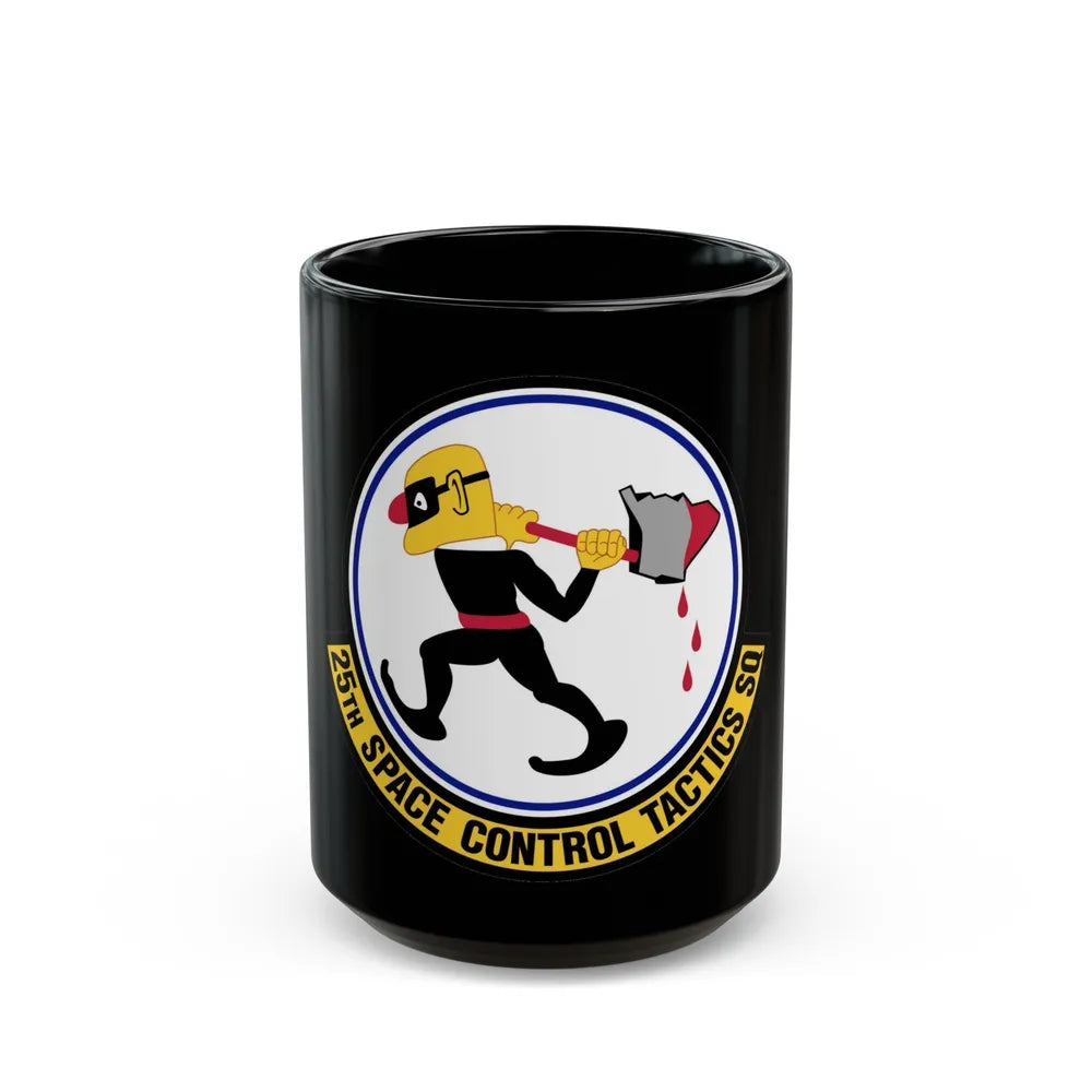 25th Space Control Tactics Squadron (U.S. Air Force) Black Coffee Mug-15oz-Go Mug Yourself