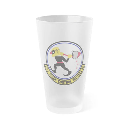 25th Space Control Tactics Squadron (U.S. Air Force) Frosted Pint Glass 16oz-16oz-Frosted-Go Mug Yourself