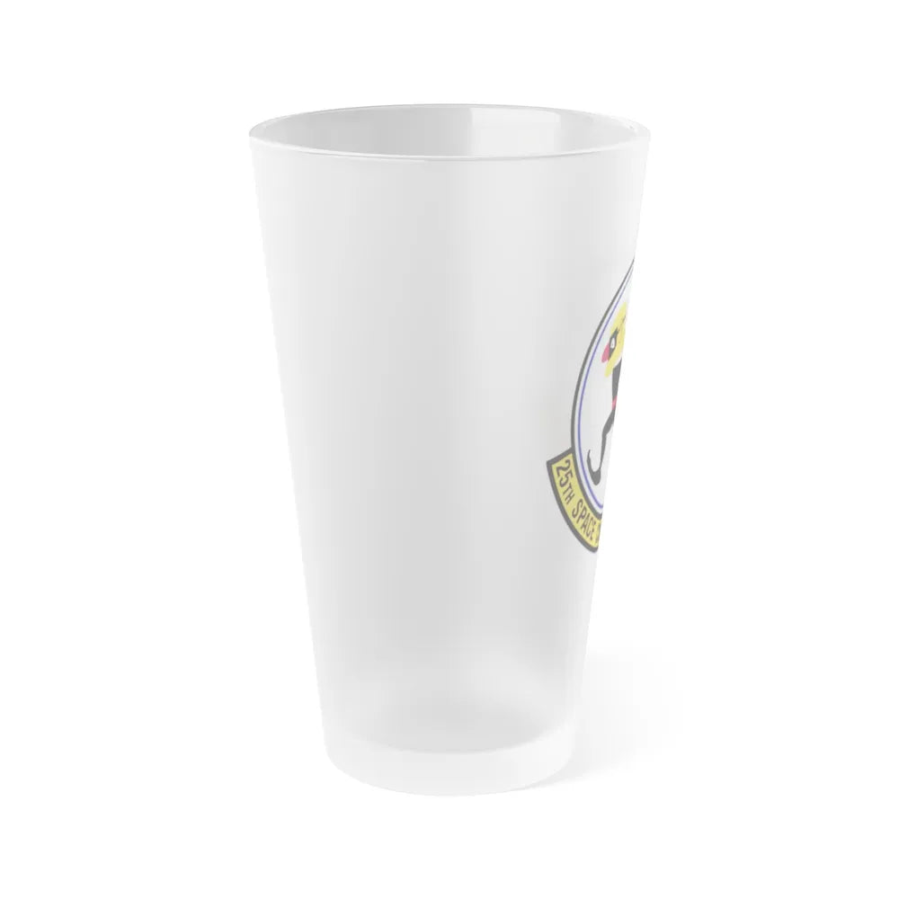 25th Space Control Tactics Squadron (U.S. Air Force) Frosted Pint Glass 16oz-Go Mug Yourself