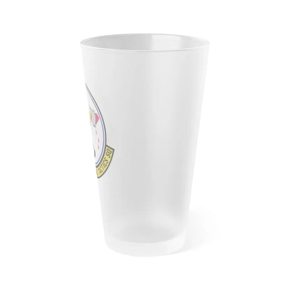 25th Space Control Tactics Squadron (U.S. Air Force) Frosted Pint Glass 16oz-Go Mug Yourself