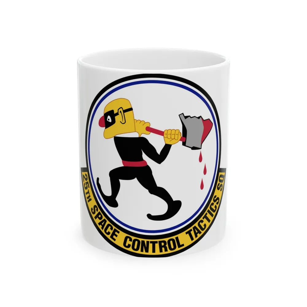 25th Space Control Tactics Squadron (U.S. Air Force) White Coffee Mug-11oz-Go Mug Yourself