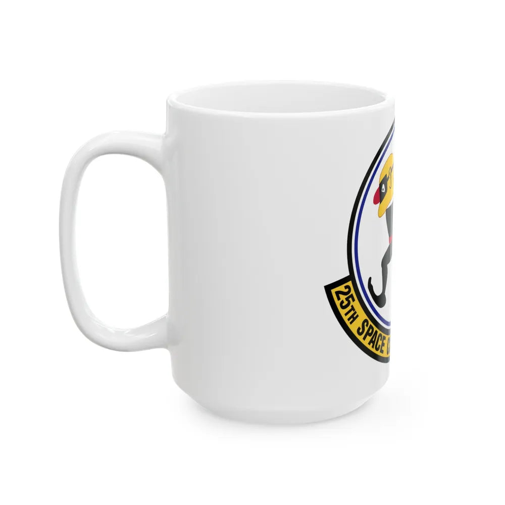 25th Space Control Tactics Squadron (U.S. Air Force) White Coffee Mug-Go Mug Yourself