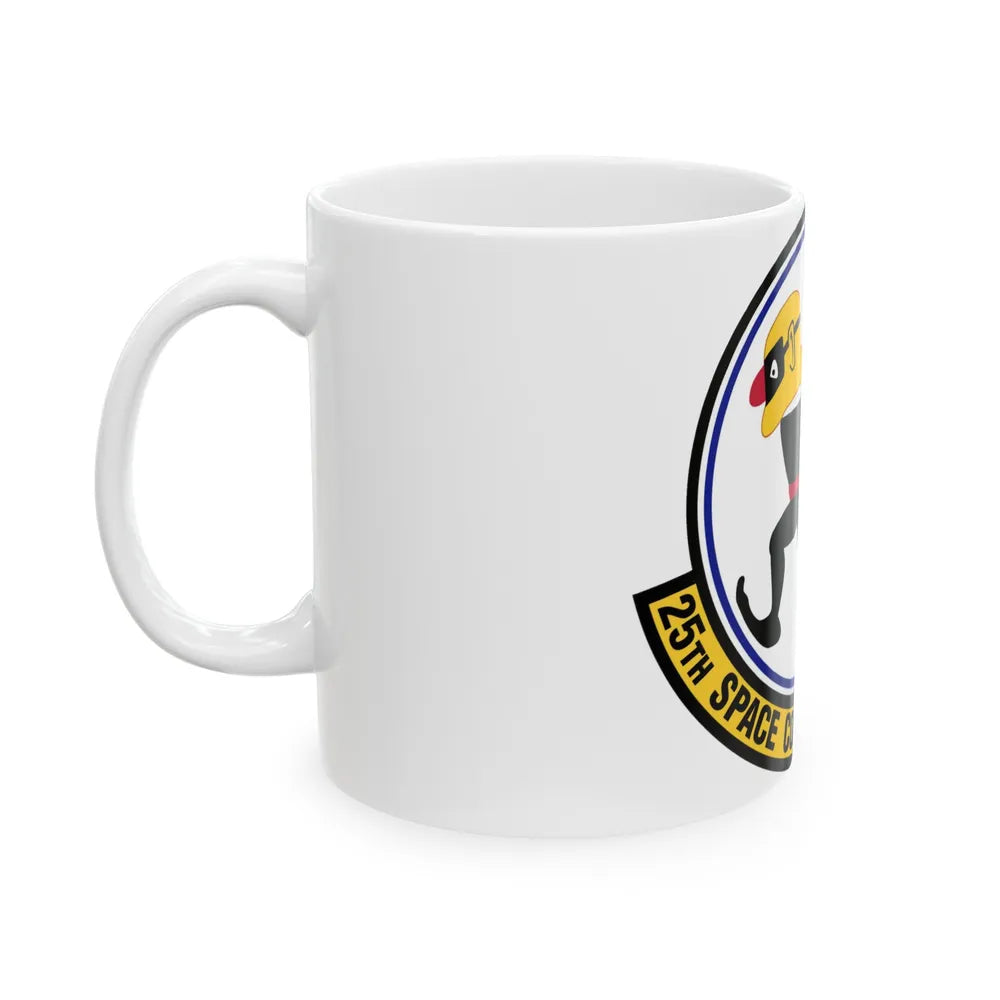 25th Space Control Tactics Squadron (U.S. Air Force) White Coffee Mug-Go Mug Yourself