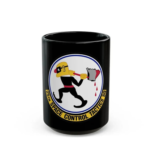 25th Space Control Tactics Squadron (U.S. Air Force) Black Coffee Mug 15oz - Go Mug Yourself