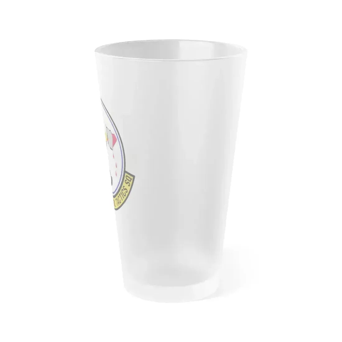 25th Space Control Tactics Squadron (U.S. Air Force) Frosted Pint Glass 16oz - Go Mug Yourself
