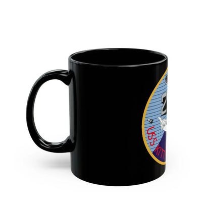 25th year USS Kitty Hawk CV 63 (U.S. Navy) Black Coffee Mug - Go Mug Yourself