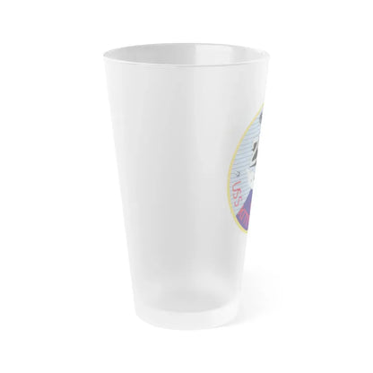 25th year USS Kitty Hawk CV 63 (U.S. Navy) Frosted Pint Glass 16oz - Go Mug Yourself