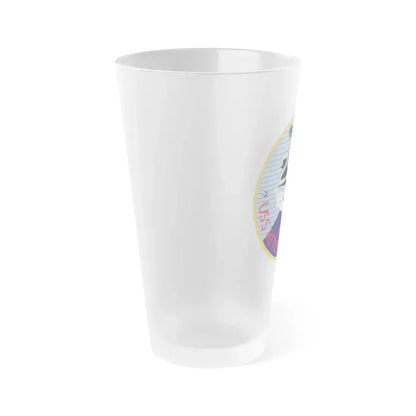 25th year USS Kitty Hawk CV 63 (U.S. Navy) Frosted Pint Glass 16oz - Go Mug Yourself