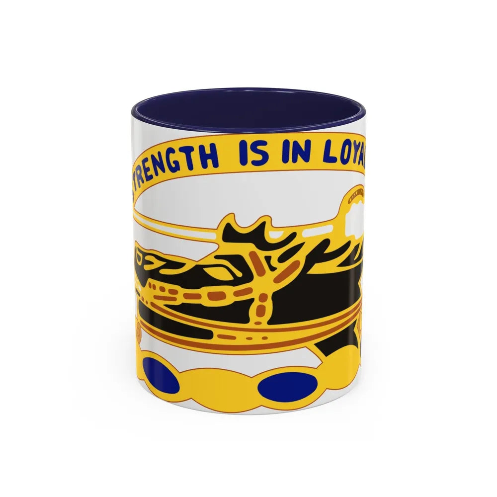 26 Cavalry Regiment (U.S. Army) Accent Coffee Mug-11oz-Navy-Go Mug Yourself