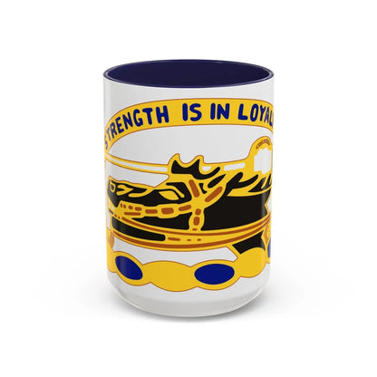 26 Cavalry Regiment (U.S. Army) Accent Coffee Mug-15oz-Navy-Go Mug Yourself