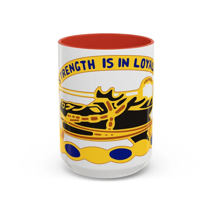 26 Cavalry Regiment (U.S. Army) Accent Coffee Mug-15oz-Red-Go Mug Yourself