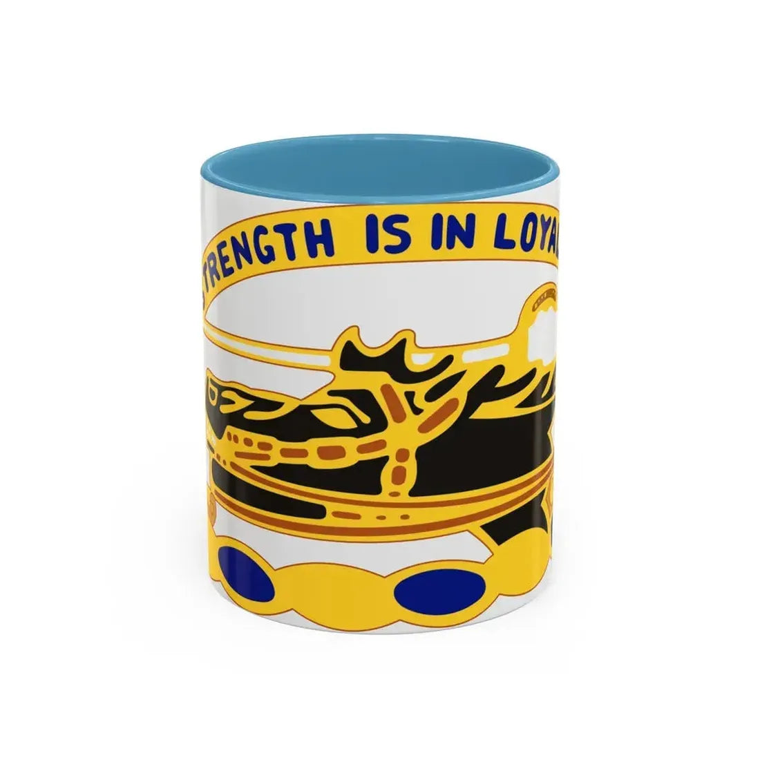 26 Cavalry Regiment (U.S. Army) Accent Coffee Mug 11oz Light Blue - Go Mug Yourself