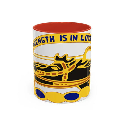 26 Cavalry Regiment (U.S. Army) Accent Coffee Mug 11oz Red - Go Mug Yourself
