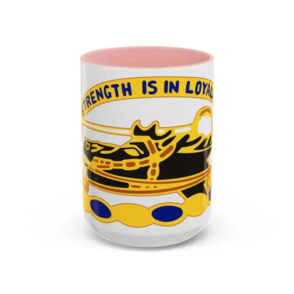 26 Cavalry Regiment (U.S. Army) Accent Coffee Mug 15oz Pink - Go Mug Yourself