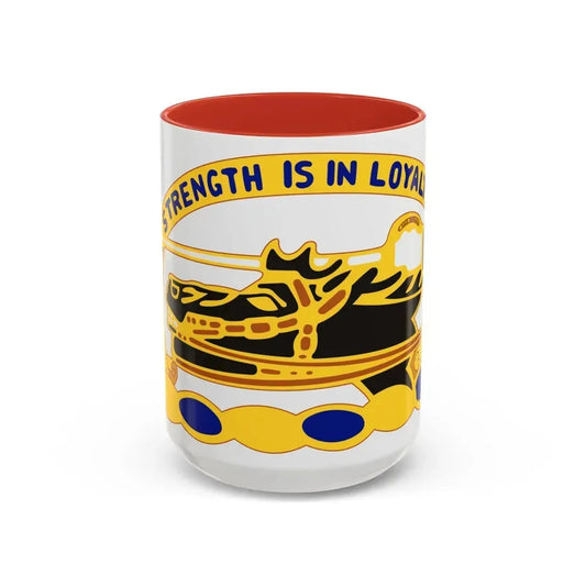 26 Cavalry Regiment (U.S. Army) Accent Coffee Mug 15oz Red - Go Mug Yourself