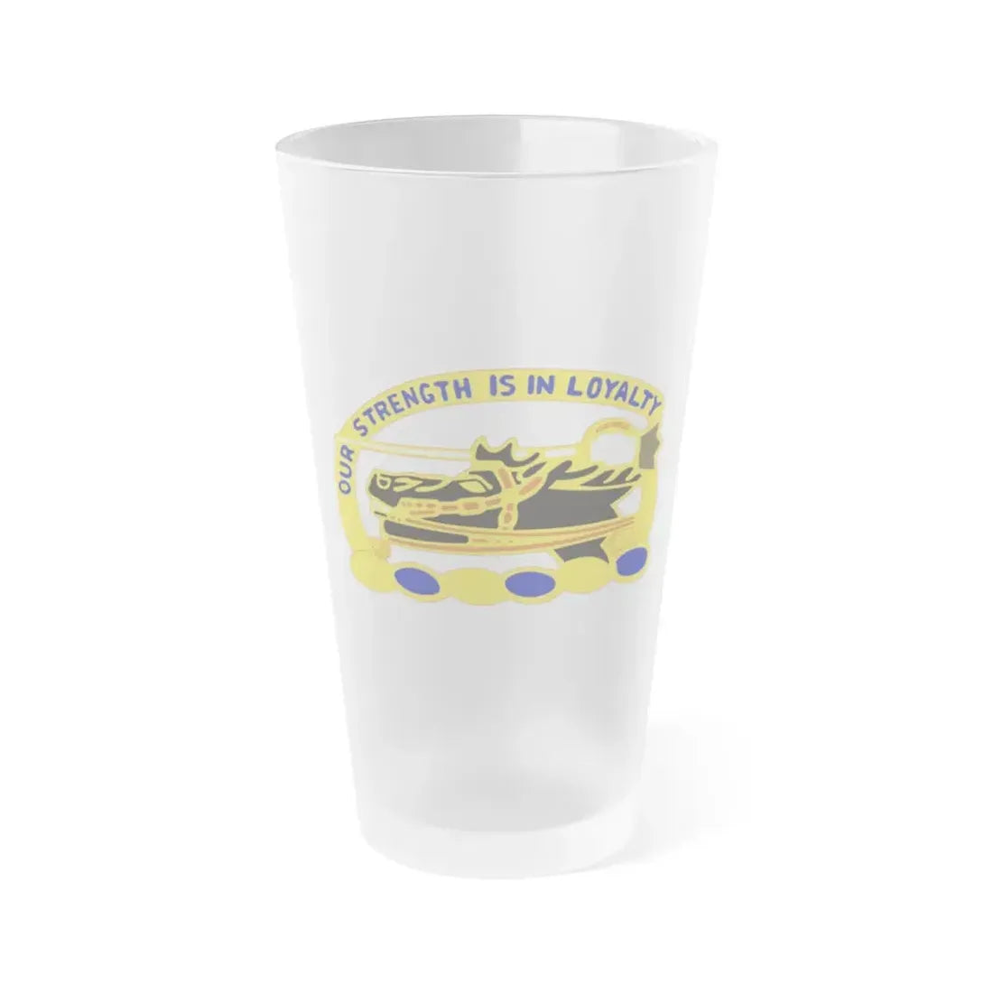 26 Cavalry Regiment (U.S. Army) Frosted Pint Glass 16oz Default Title - Go Mug Yourself