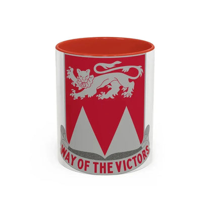 26 Engineer Battalion (U.S. Army) Accent Coffee Mug 11oz Red - Go Mug Yourself