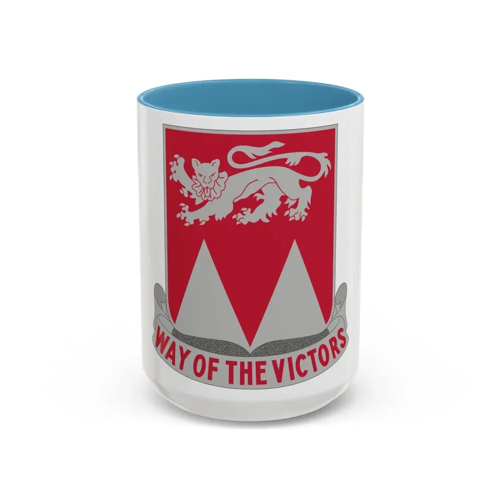 26 Engineer Battalion (U.S. Army) Accent Coffee Mug 15oz Light Blue - Go Mug Yourself