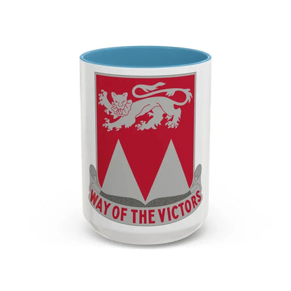26 Engineer Battalion (U.S. Army) Accent Coffee Mug 15oz Light Blue - Go Mug Yourself