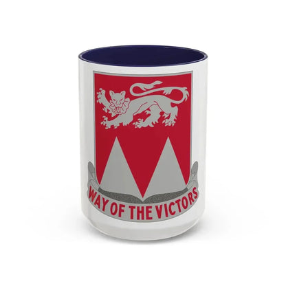 26 Engineer Battalion (U.S. Army) Accent Coffee Mug 15oz Navy - Go Mug Yourself