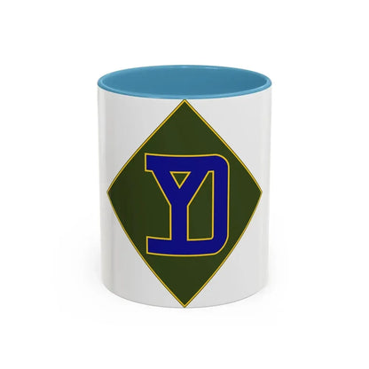26 Maneuver Enhancement Brigade (U.S. Army) Accent Coffee Mug 11oz Light Blue - Go Mug Yourself