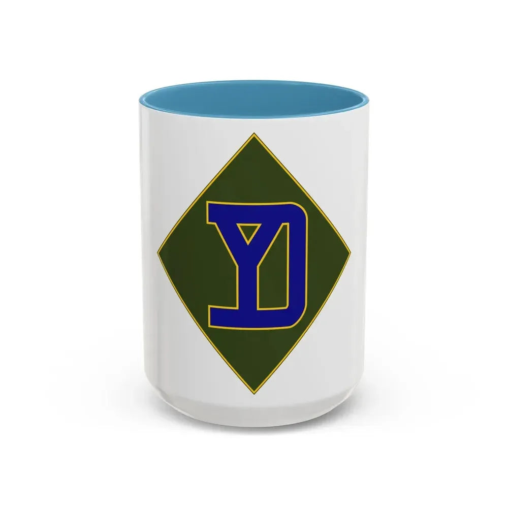 26 Maneuver Enhancement Brigade (U.S. Army) Accent Coffee Mug 15oz Light Blue - Go Mug Yourself