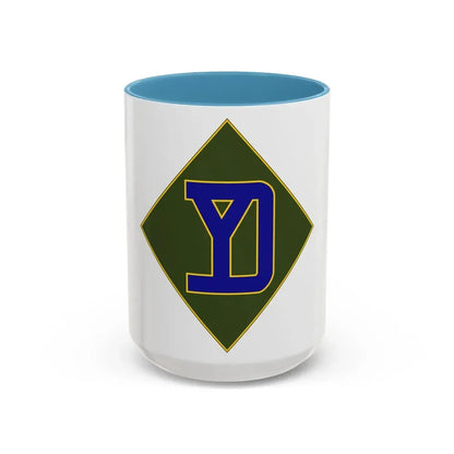 26 Maneuver Enhancement Brigade (U.S. Army) Accent Coffee Mug 15oz Light Blue - Go Mug Yourself
