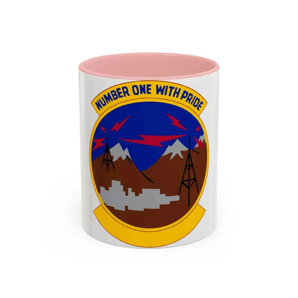 26 Network Operations Squadron ACC (U.S. Air Force) Accent Coffee Mug 11oz Pink - Go Mug Yourself