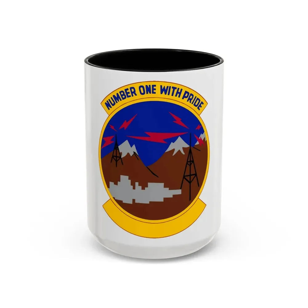 26 Network Operations Squadron ACC (U.S. Air Force) Accent Coffee Mug 15oz Black - Go Mug Yourself
