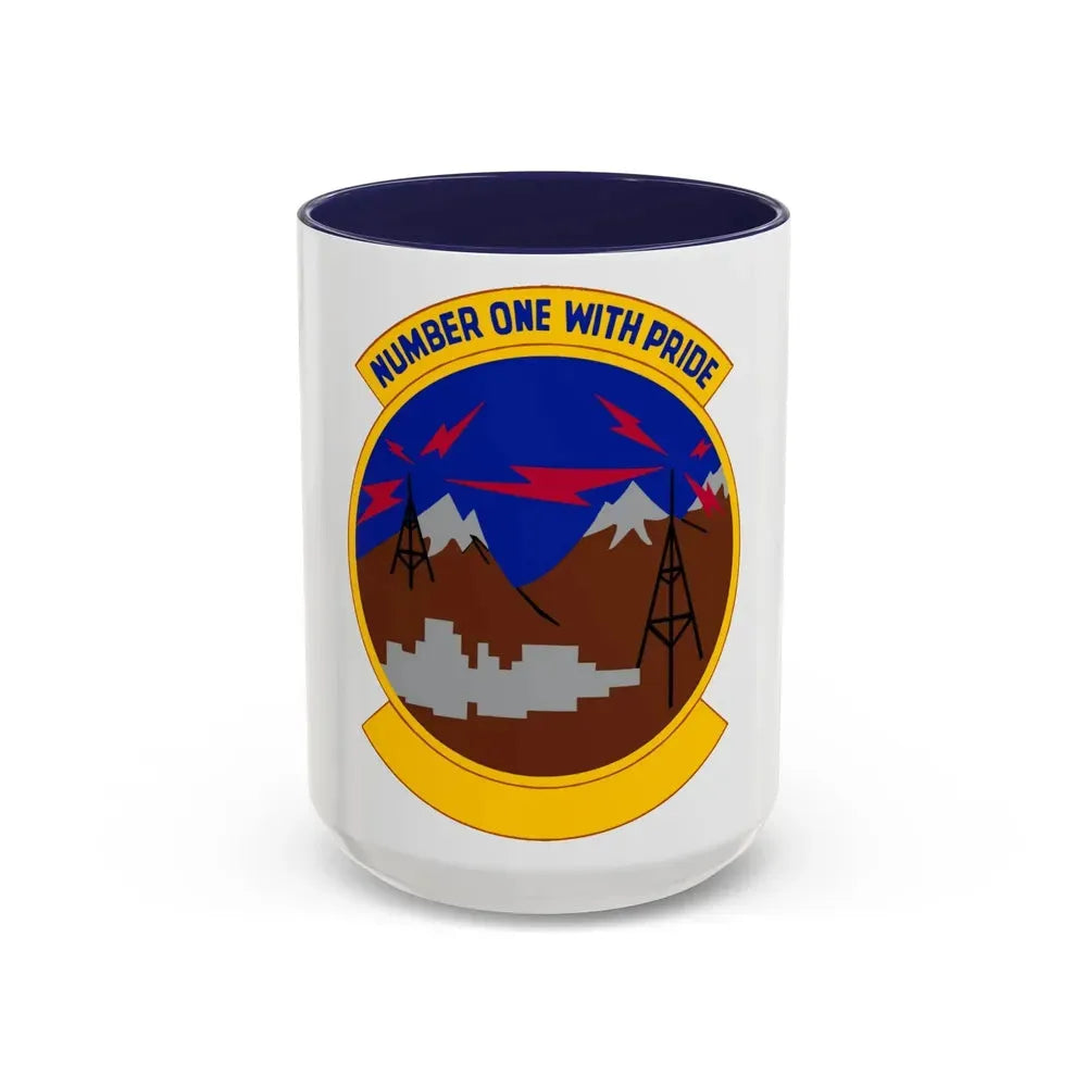 26 Network Operations Squadron ACC (U.S. Air Force) Accent Coffee Mug 15oz Navy - Go Mug Yourself
