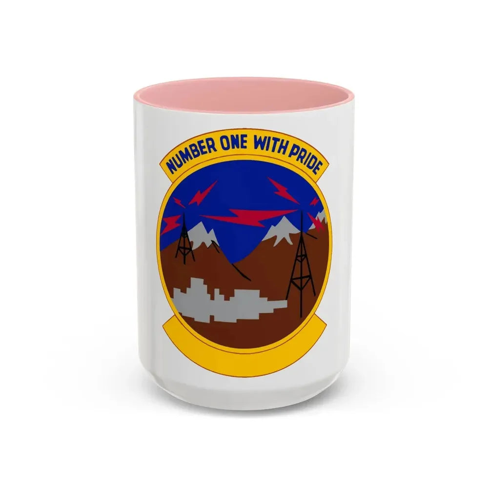 26 Network Operations Squadron ACC (U.S. Air Force) Accent Coffee Mug 15oz Pink - Go Mug Yourself