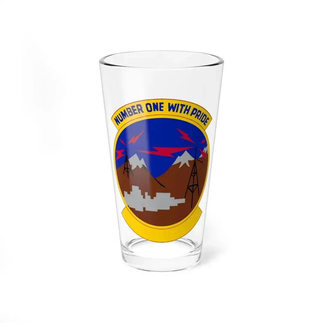 26 Network Operations Squadron ACC (U.S. Air Force) Pint Glass 16oz 16oz - Go Mug Yourself