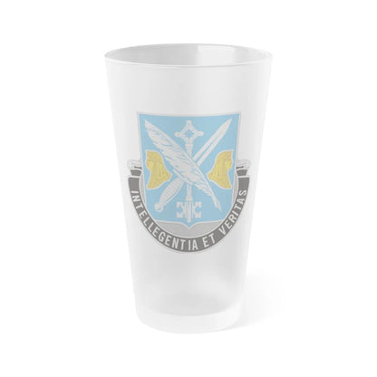 260 Military Intelligence Battalion (U.S. Army) Frosted Pint Glass 16oz-Go Mug Yourself