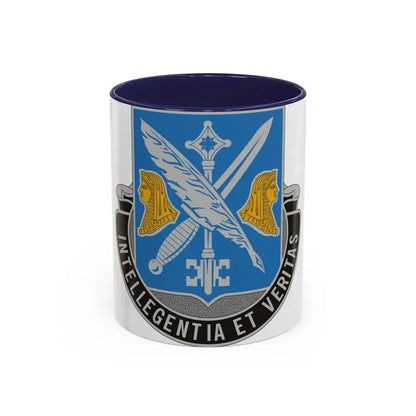 260 Military Intelligence Battalion (U.S. Army) Accent Coffee Mug 11oz Navy - Go Mug Yourself