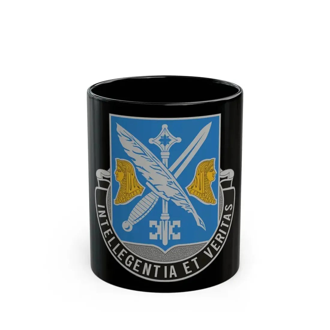 260 Military Intelligence Battalion (U.S. Army) Black Coffee Mug 11oz - Go Mug Yourself