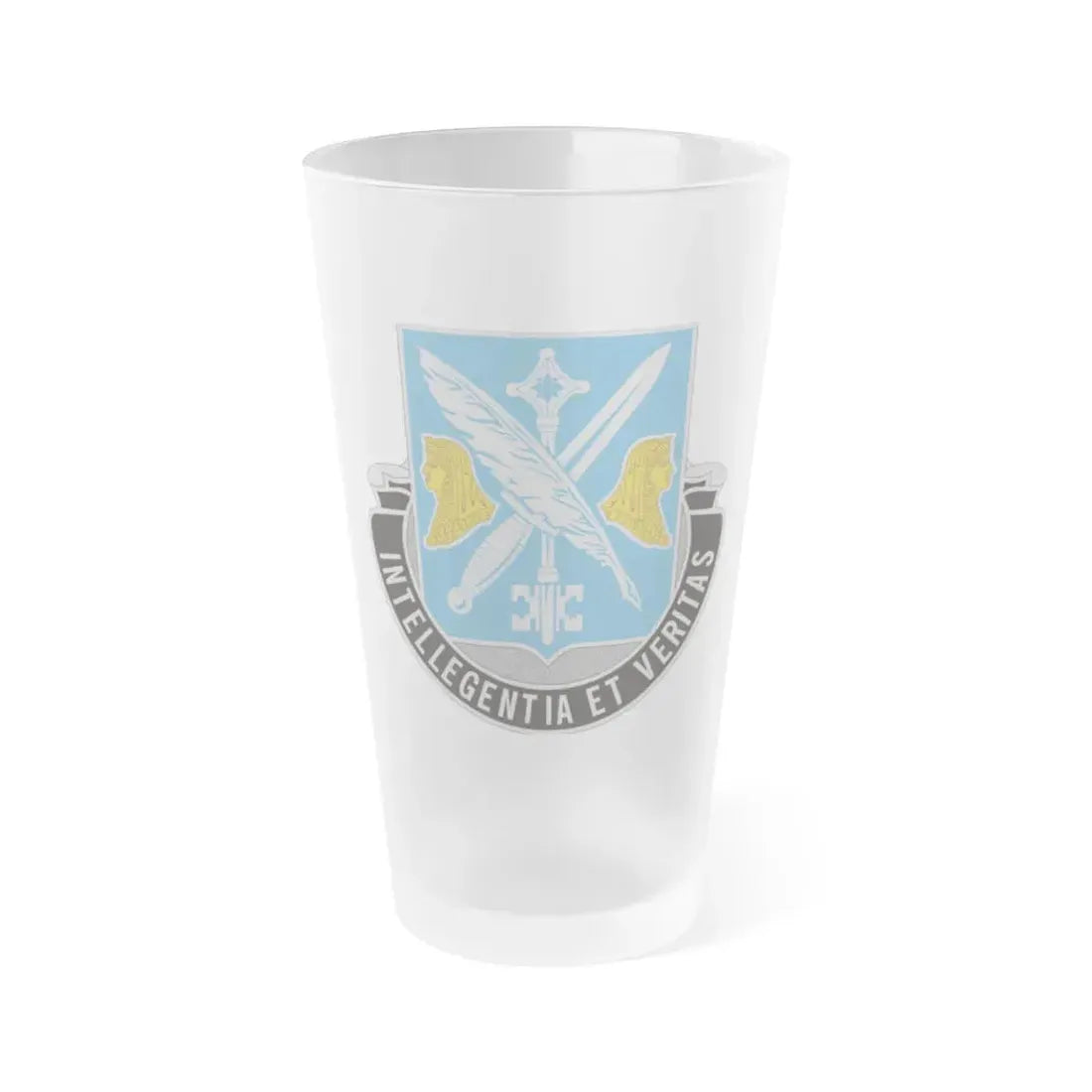 260 Military Intelligence Battalion (U.S. Army) Frosted Pint Glass 16oz Default Title - Go Mug Yourself