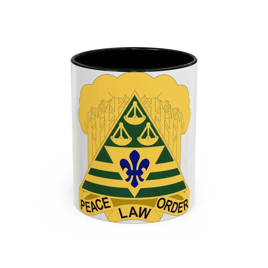 260 Military Police Command 2 (U.S. Army) Accent Coffee Mug 11oz Black - Go Mug Yourself