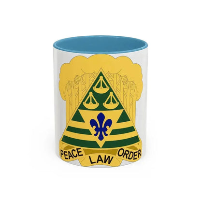 260 Military Police Command 2 (U.S. Army) Accent Coffee Mug 11oz Light Blue - Go Mug Yourself