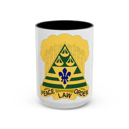 260 Military Police Command 2 (U.S. Army) Accent Coffee Mug 15oz Black - Go Mug Yourself