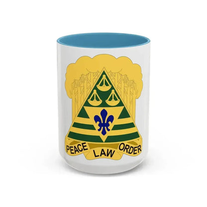 260 Military Police Command 2 (U.S. Army) Accent Coffee Mug 15oz Light Blue - Go Mug Yourself