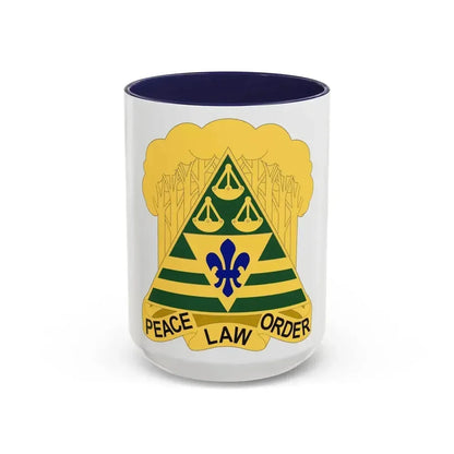 260 Military Police Command 2 (U.S. Army) Accent Coffee Mug 15oz Navy - Go Mug Yourself