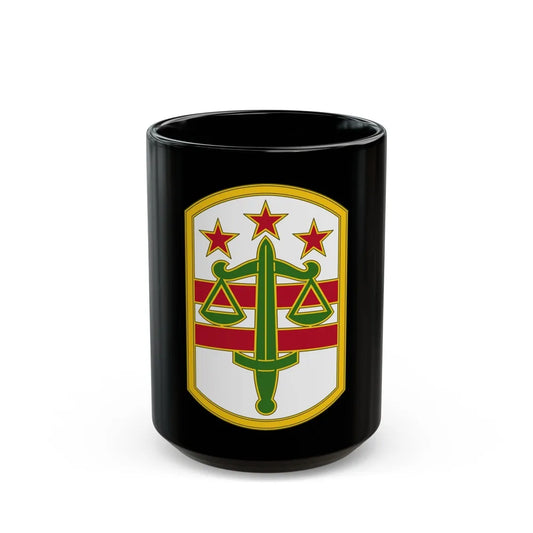 260 Military Police Command 3 (U.S. Army) Black Coffee Mug-15oz-Go Mug Yourself