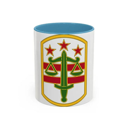 260 Military Police Command 3 (U.S. Army) Accent Coffee Mug 11oz Light Blue - Go Mug Yourself