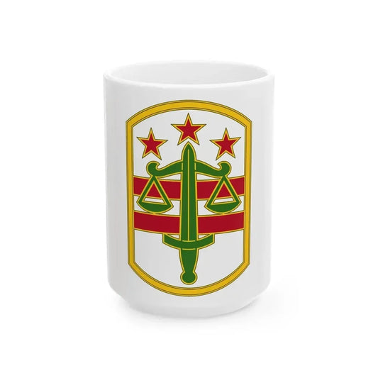 260 Military Police Command 3 (U.S. Army) White Coffee Mug 15oz - Go Mug Yourself