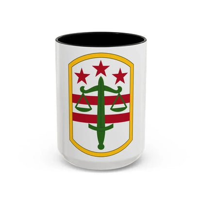 260 Military Police Command (U.S. Army) Accent Coffee Mug 15oz Black - Go Mug Yourself