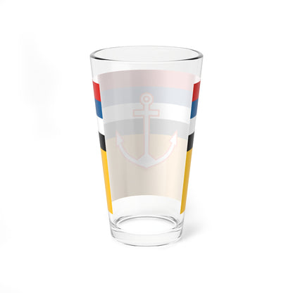 Flag of Manchukuo Marine Office (China) Pint Glass 16oz